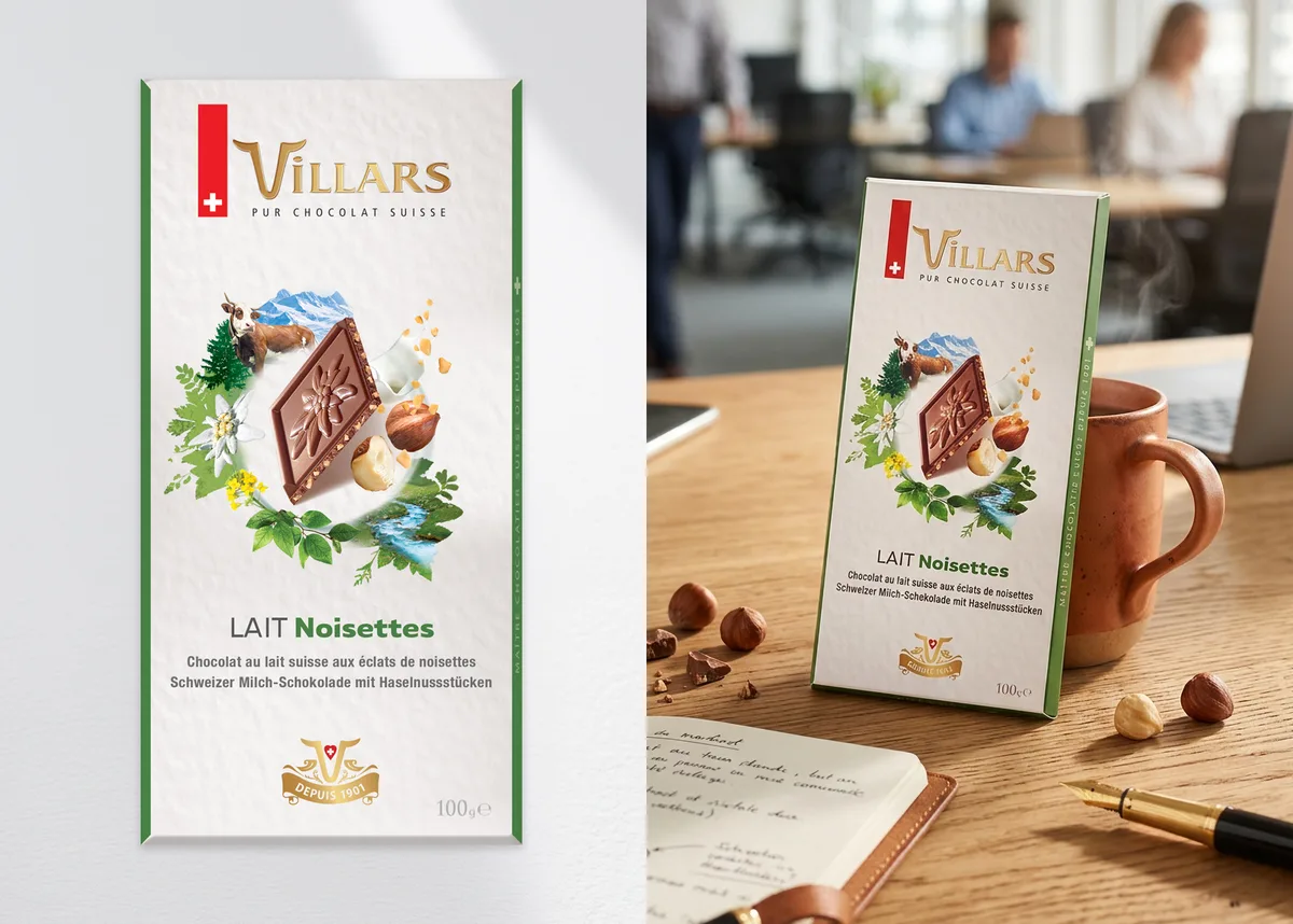 Conception d’une nouvelle gamme de tablettes – Villars Maître Chocolatier