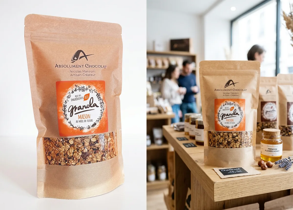 Etiquette pour granola maison