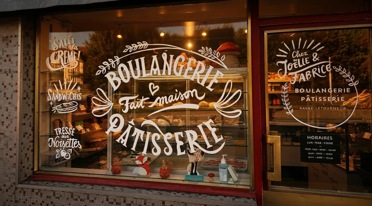 Lettering – Boulangerie Ravaz-Letourneur