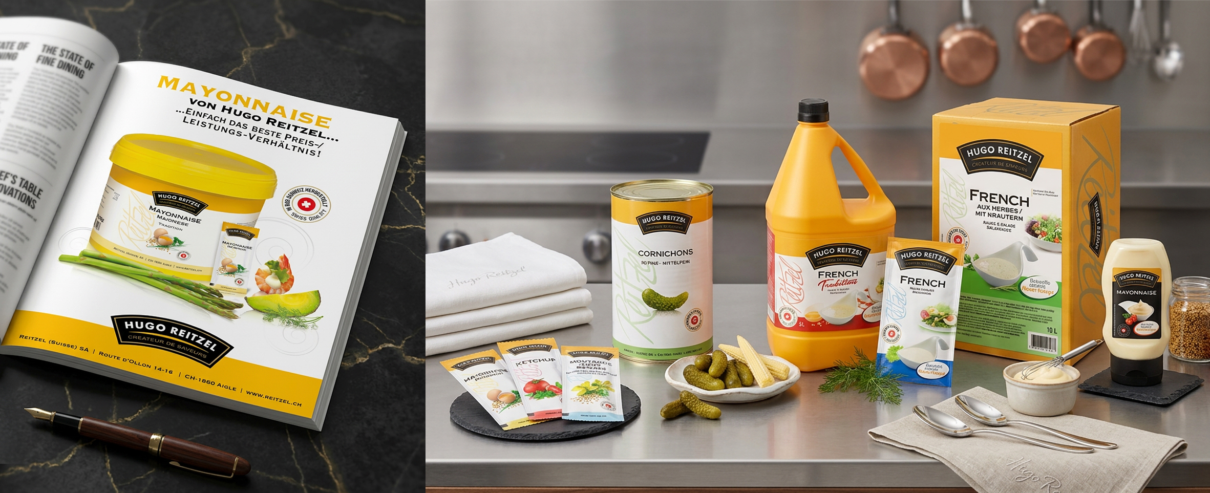 Résultat final packaging Hugo Reitzel