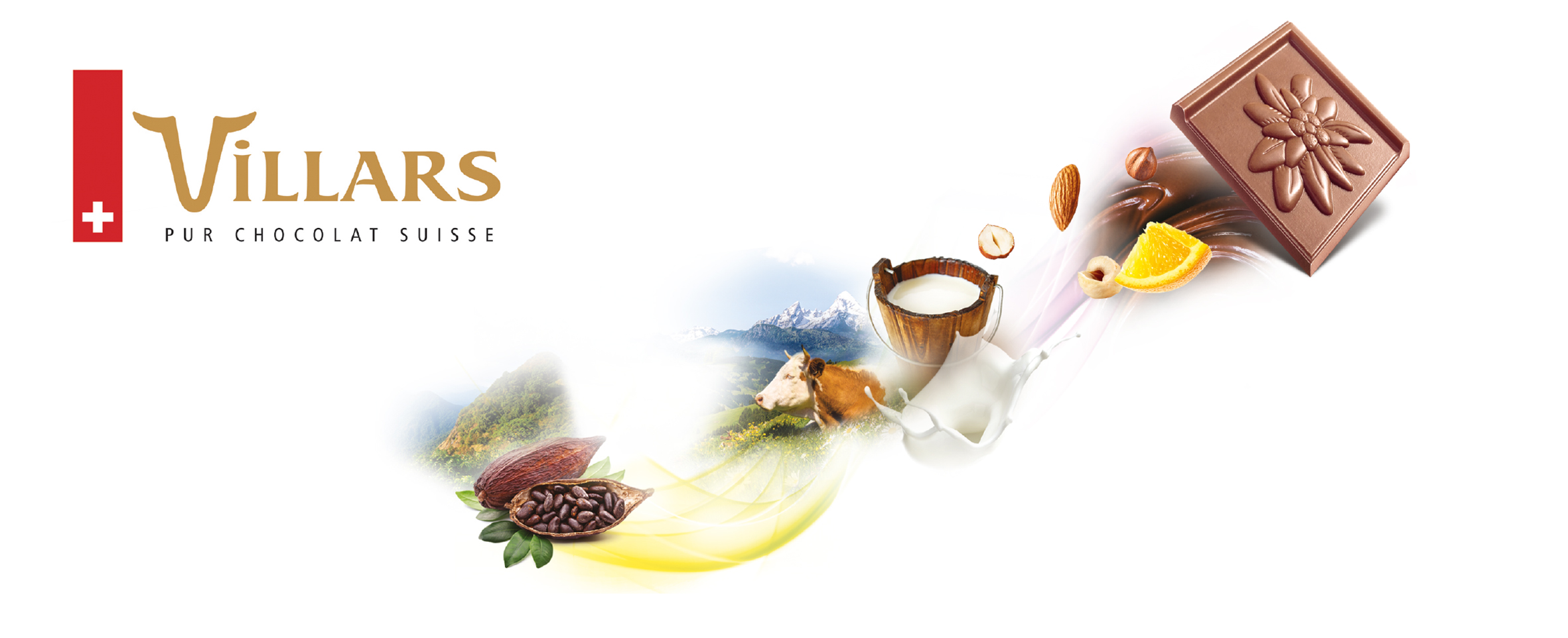 Villars Pur Chocolat Suisse - visuel de marque
